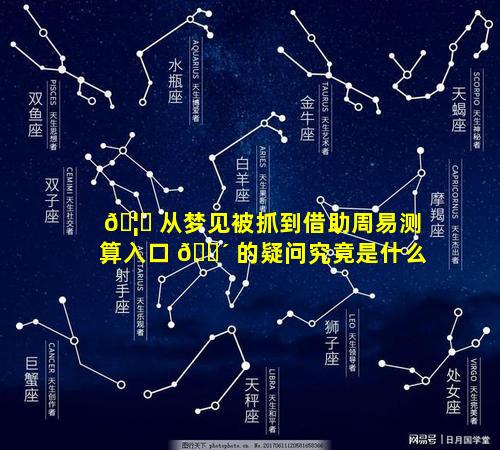 🦁 从梦见被抓到借助周易测算入口 🌴 的疑问究竟是什么